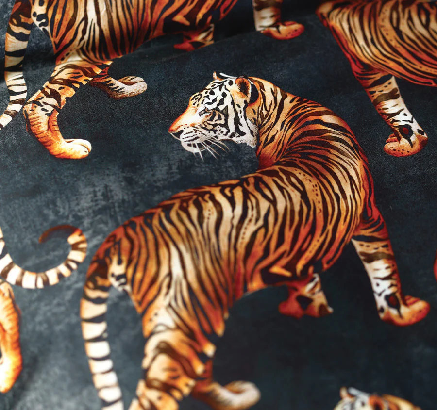 Tigress Quilt Cover Set Range Grey - Image 2