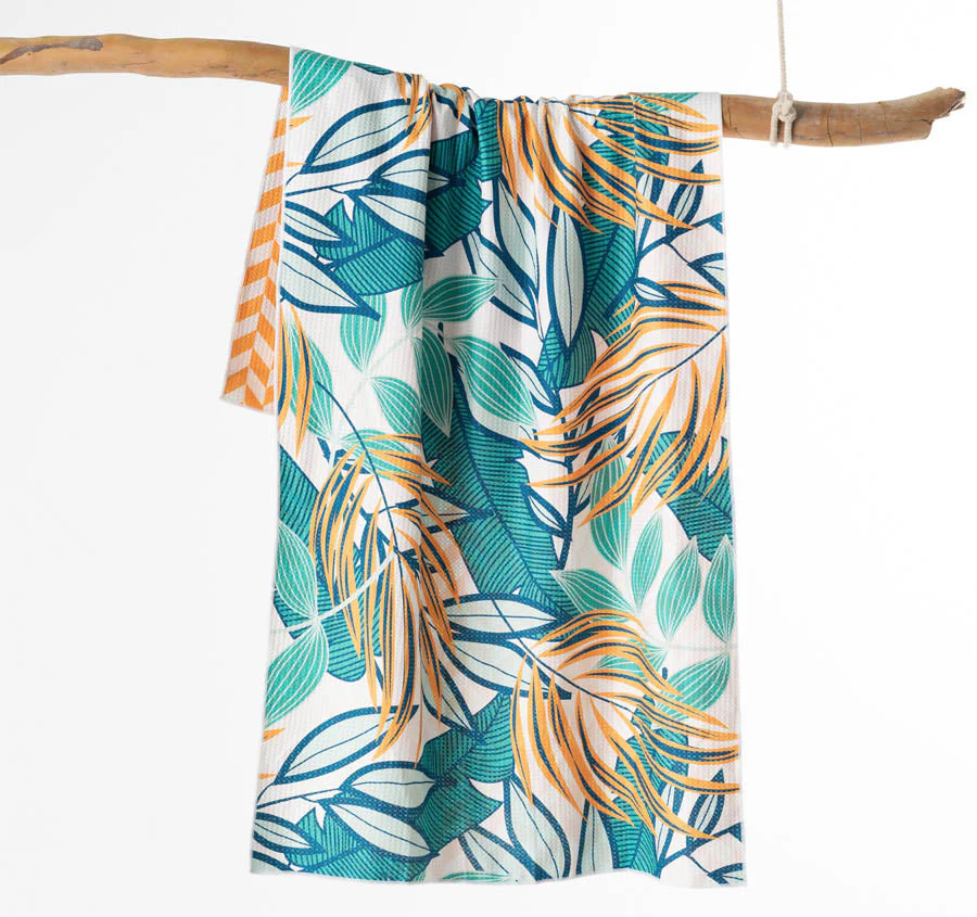 Sand Free 80x160cm Towel 4 in 1 Vintage Tropical - Image 4