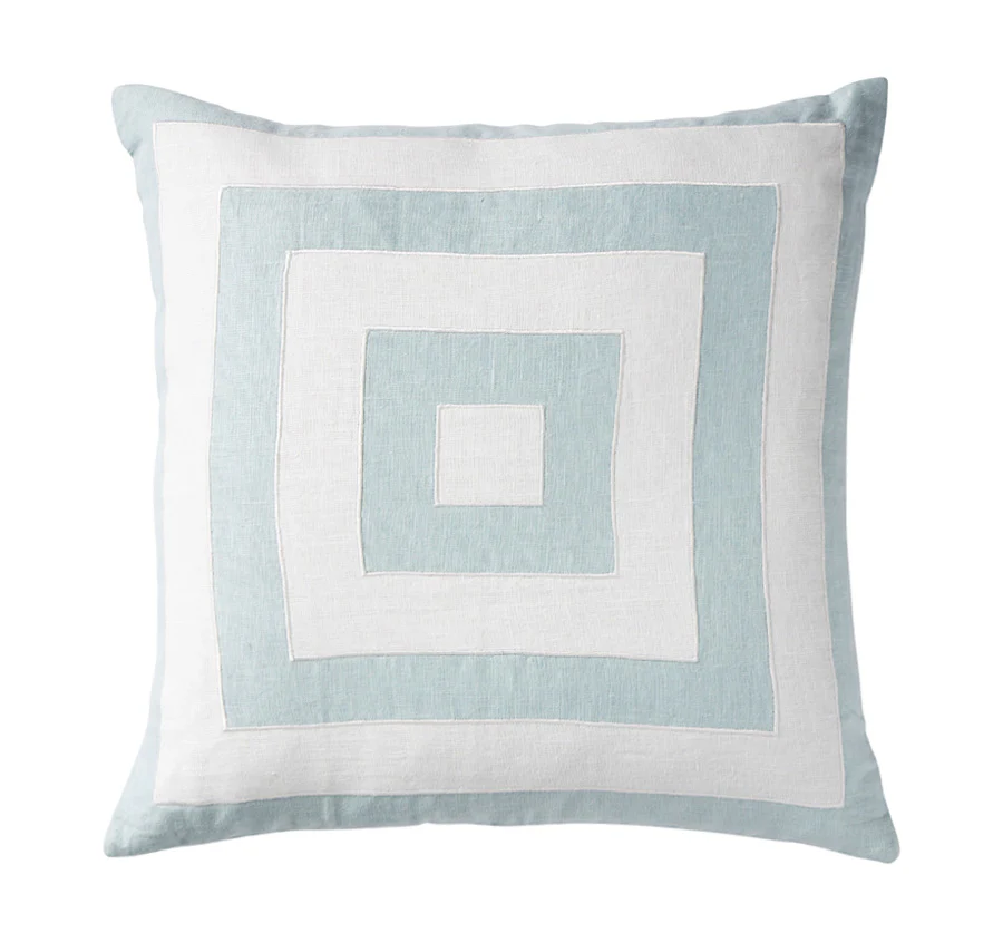 Cape Cod Mirage 50x50cm Filled Cushion Powder Blue