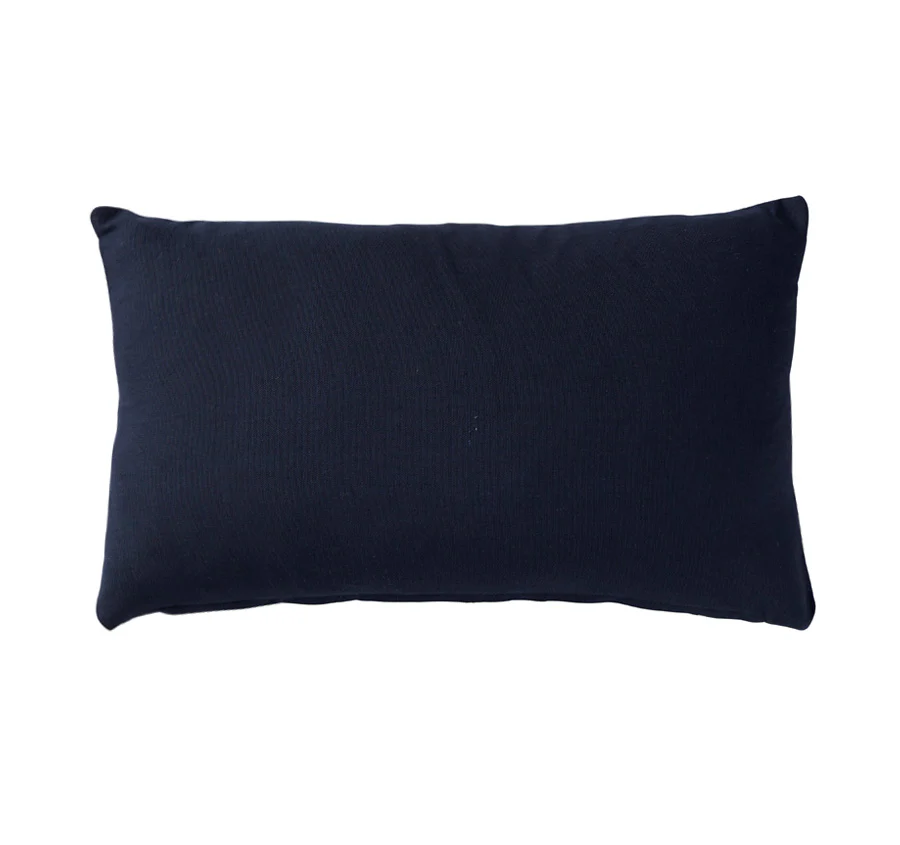 Capri Stripes 30x50cm Filled Cushion Navy - Image 3