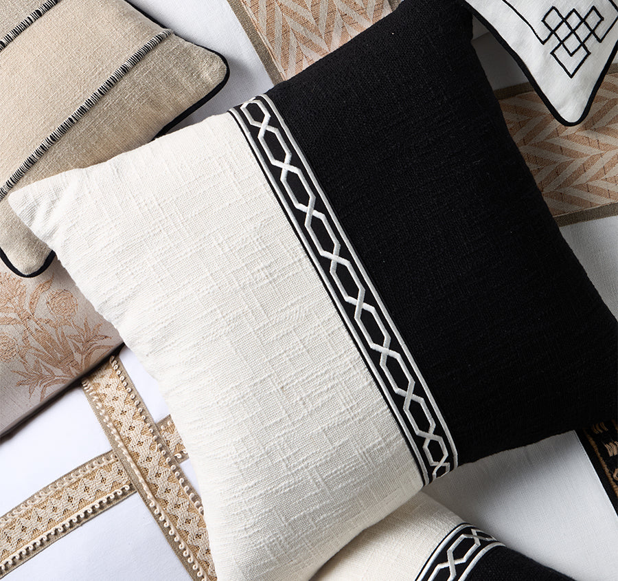 Celine Stripe 30x50cm Filled Cushion - Image 3