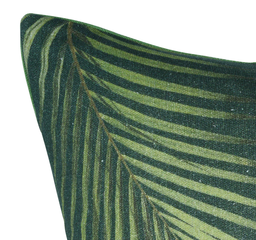 Leafy Palm 50x50cm Filled Cushion Green - Image 2