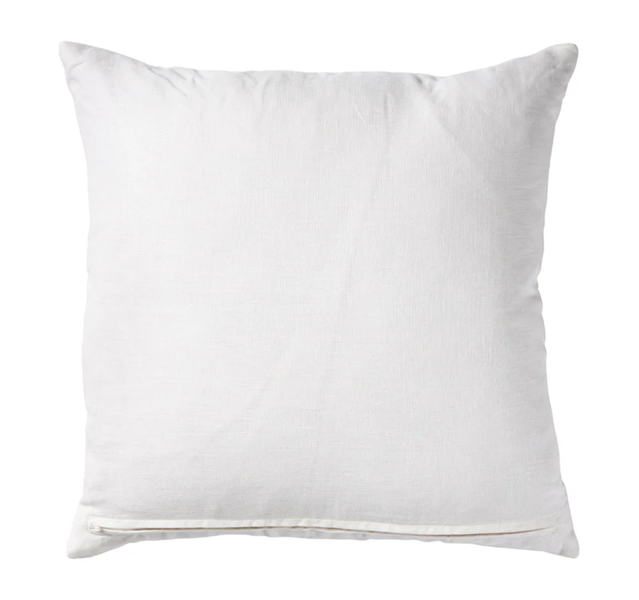 Linen Key 50x50cm Filled Cushion Black - Image 3