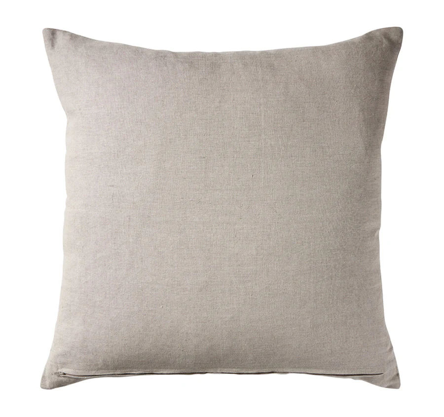 Linen Squares 60x60cm Filled Cushion Sand - Image 3