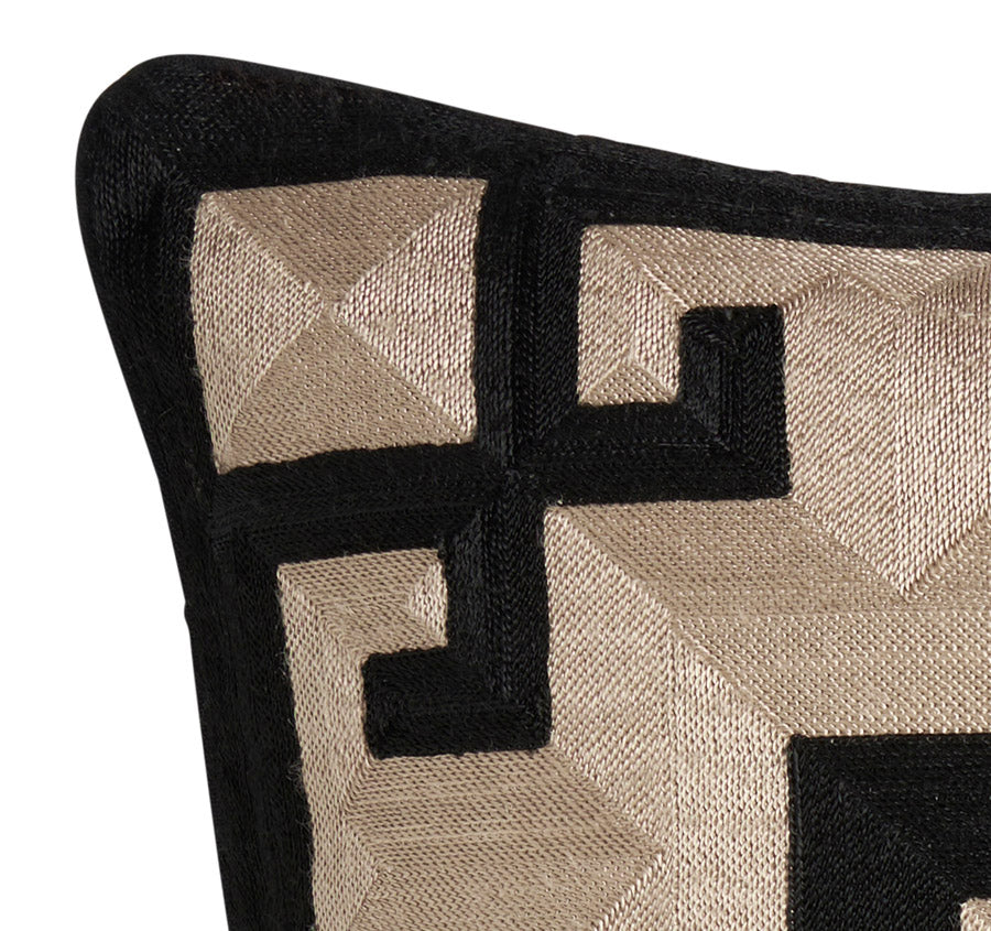 Midnight Morocco 50x50cm Filled Cushion Black - Image 2