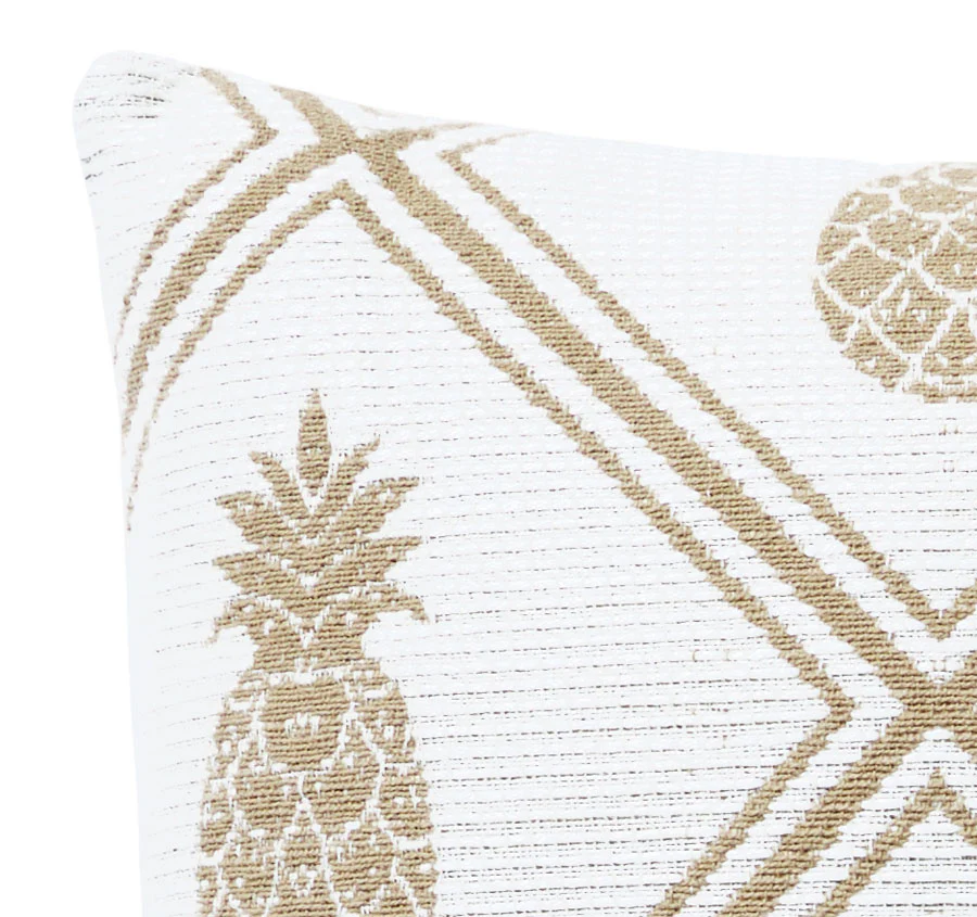 Noosa Tropics 30x50cm Filled Cushion White - Image 2