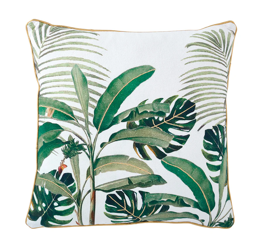 Palmy Jungle Oasis 50x50cm Filled Cushion Green