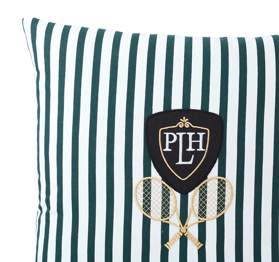 Paloma Tennis Stripes 55x55cm Filled Cushion - Image 2