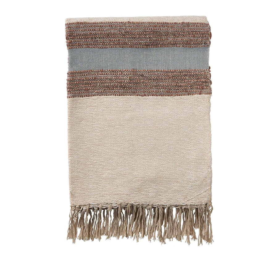Portsea Stripe 130x170cm Throw Rug