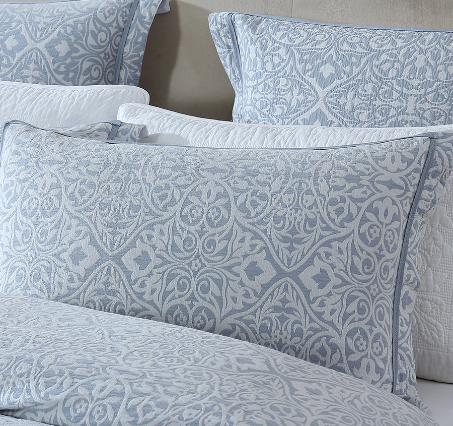 Althea Quilt Cover Set Range Denim - Image 4