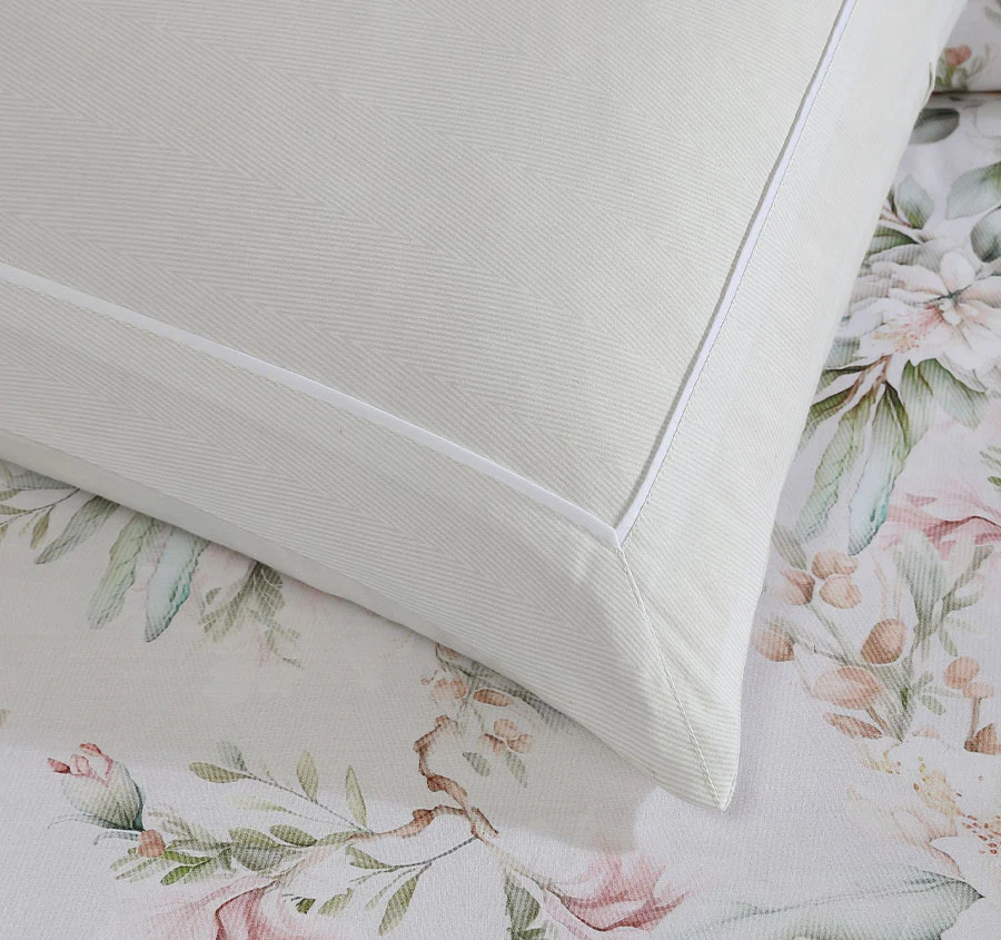 Amandaline European Pillowcase Ivory - Image 3