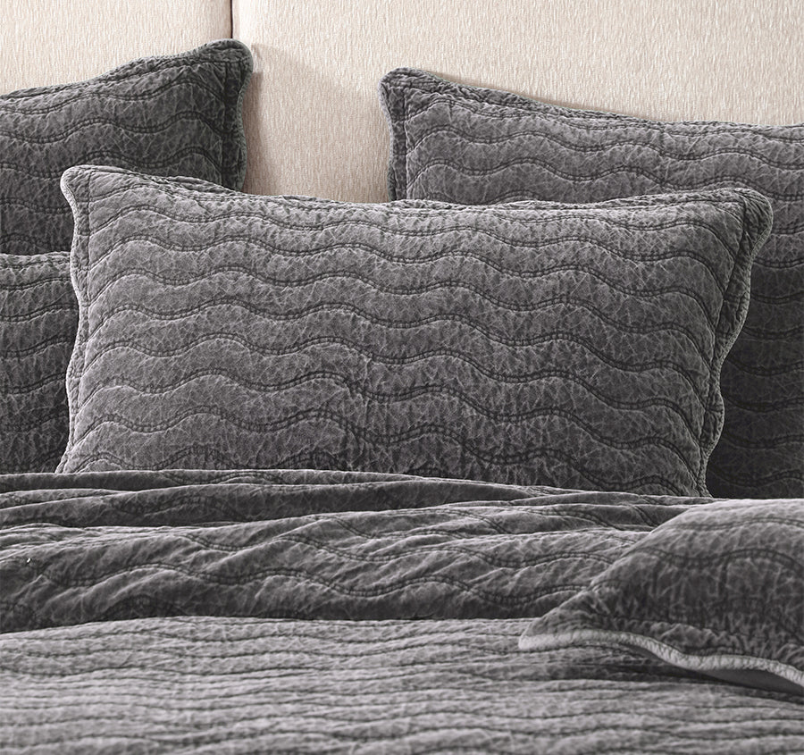 Indiana Coverlet Charcoal - Image 4