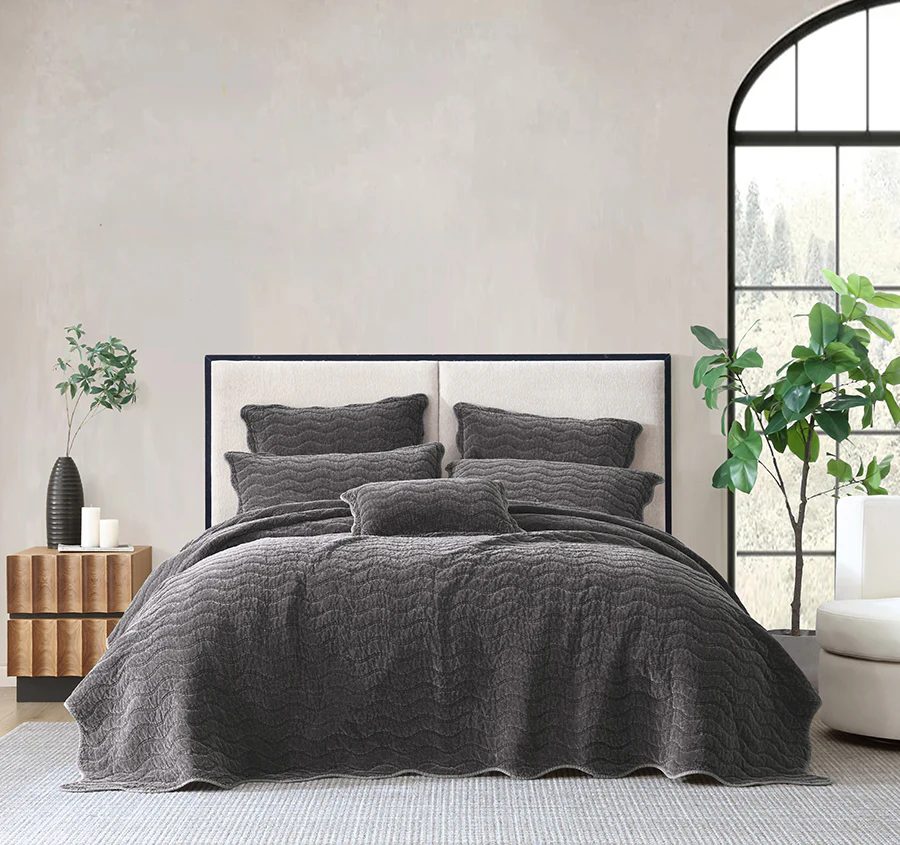Indiana Coverlet Charcoal - Image 6
