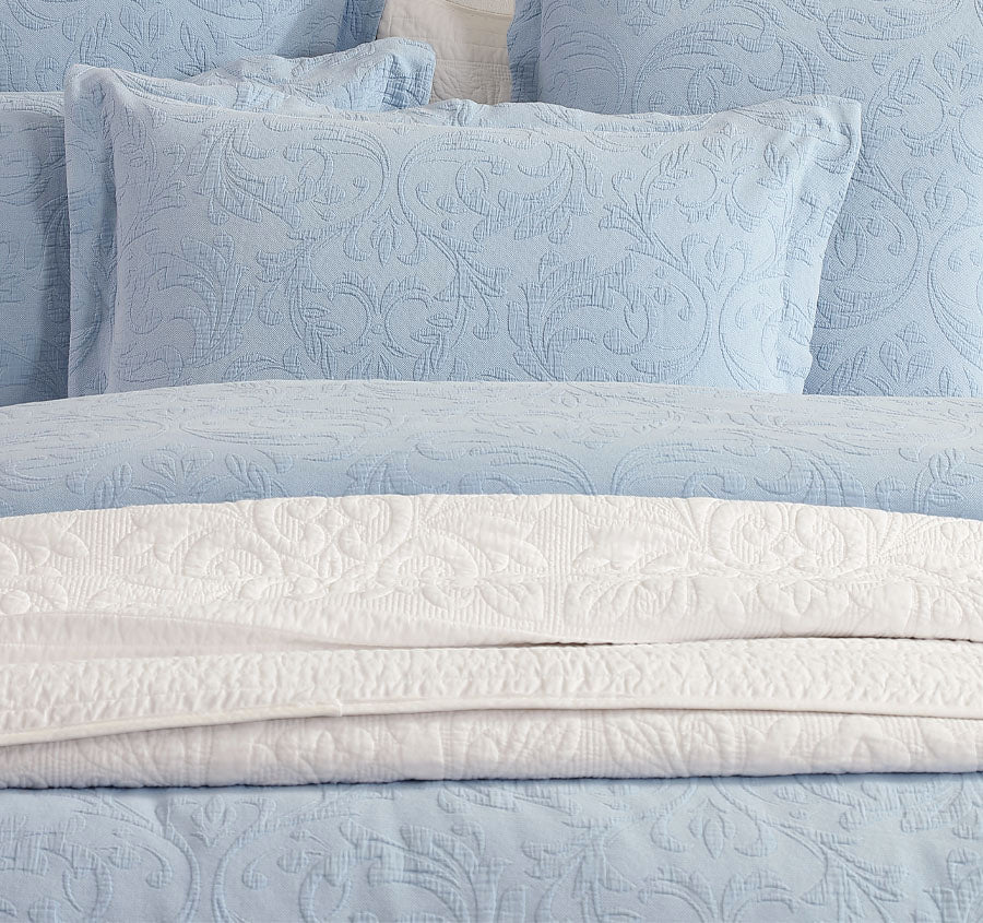 Marbella Quilt Cover Set Range Blue - Image 2