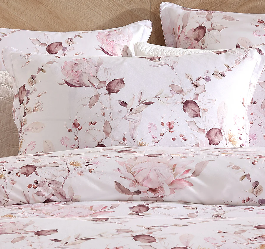 Millicent Quilt Cover Set Range Rose - Image 4