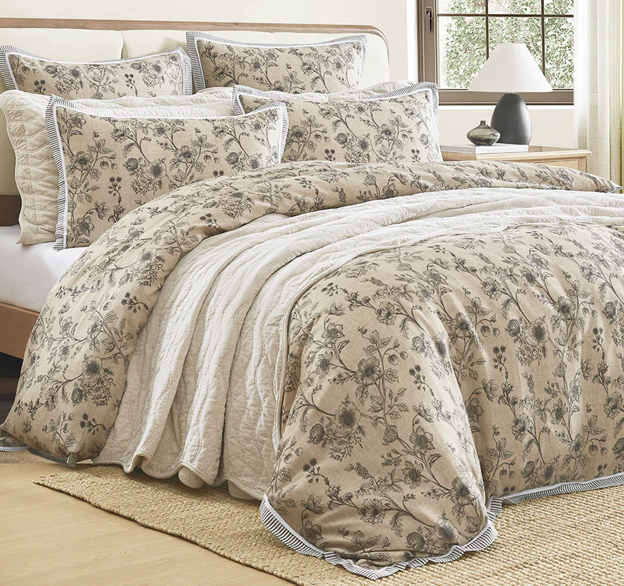 Perpetua Quilt Cover Set Range Natural - Image 5