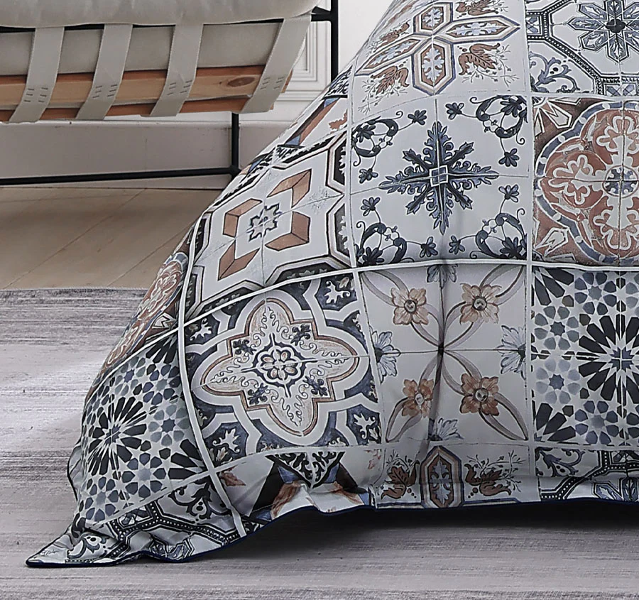 Restore Quilt Cover Set Range Navy - Image 3