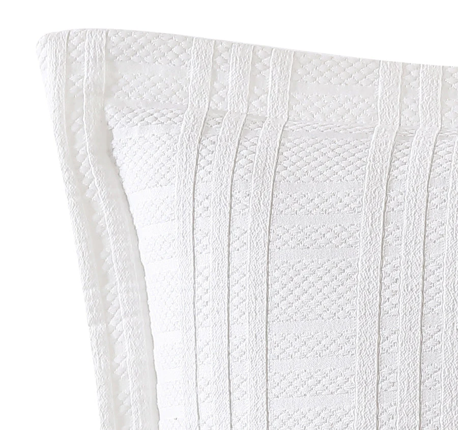 Winton 45x45cm Filled Cushion White - Image 2