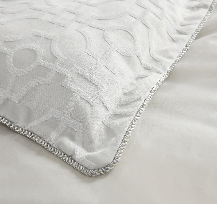 Balmoral Quilt Cover Set Range Silver - Image 5