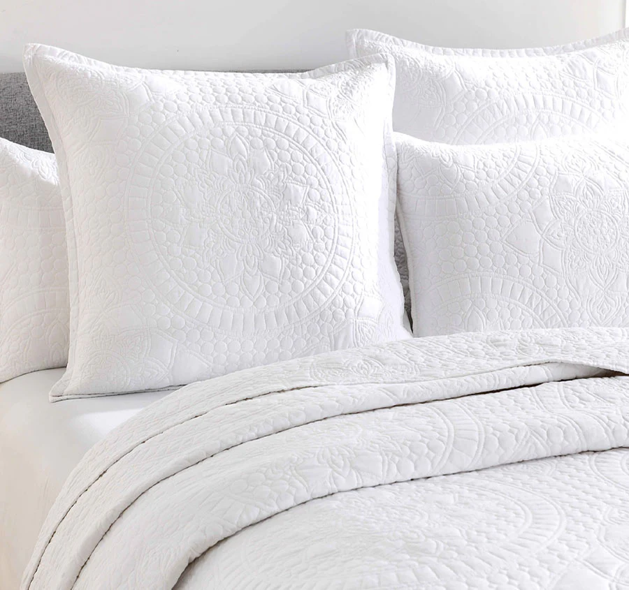 Asher European Pillowcase White - Image 2