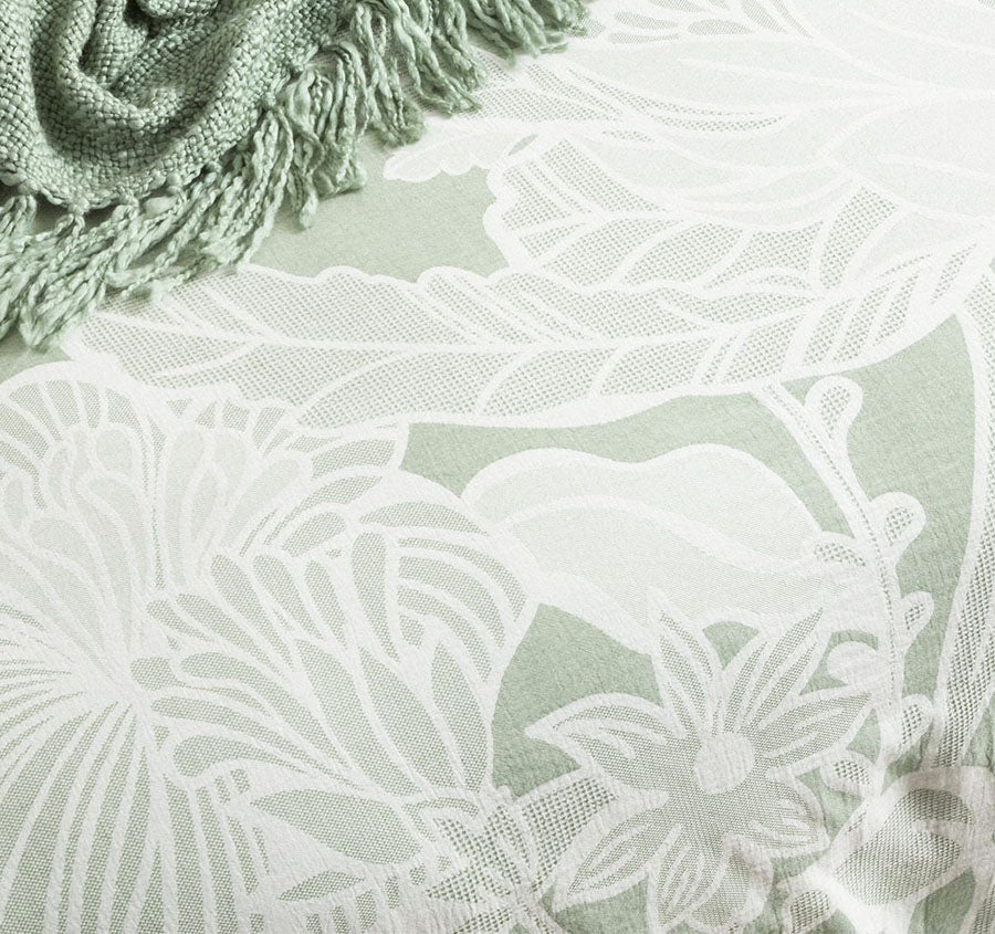 Bentley Quilt Cover Set Range Sage Green - Image 2