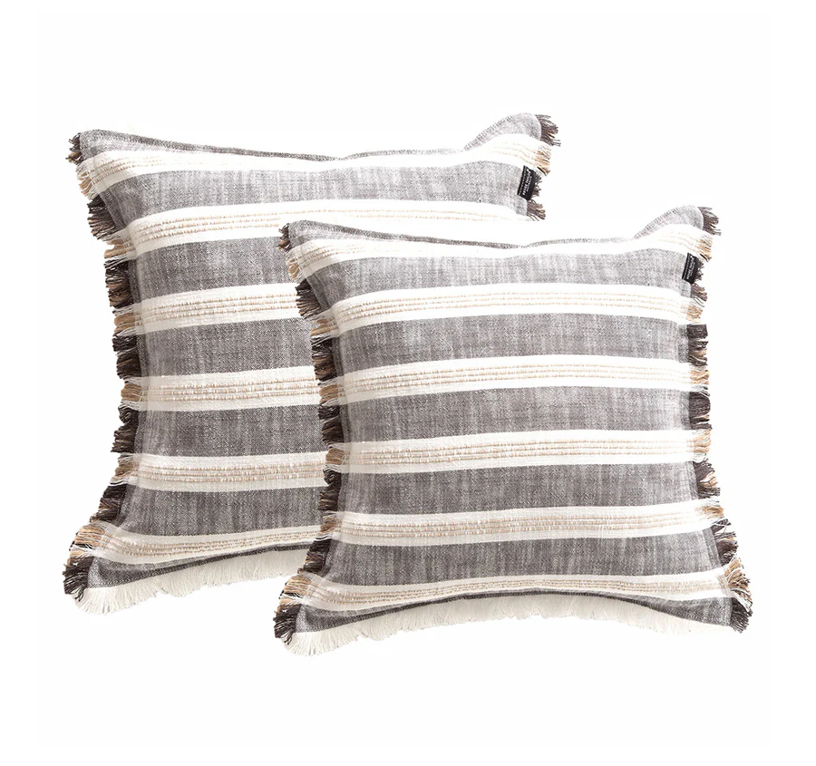 Capri 50x50cm Filled Cushion Onyx - Image 3