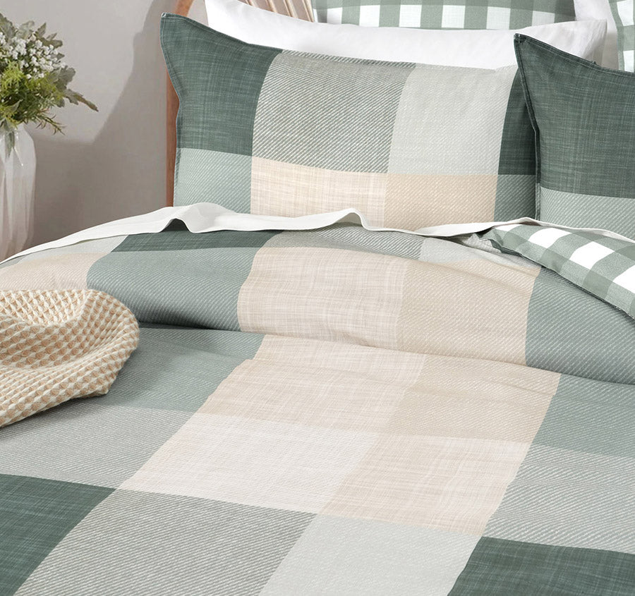 Cooper Checks Quilt Cover Set Range - Image 4