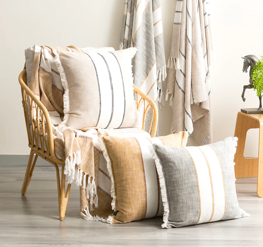 Darcy 50x50cm Filled Cushion Tan - Image 4