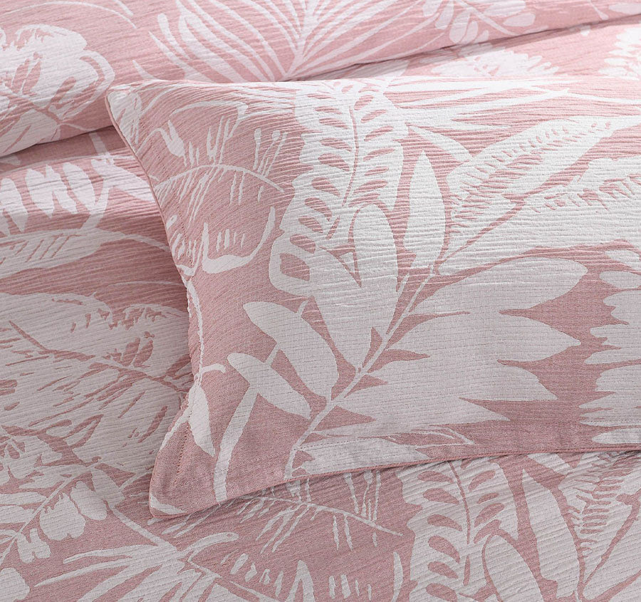 Palm Tree Quilt Cover Set Range Clay - Image 4