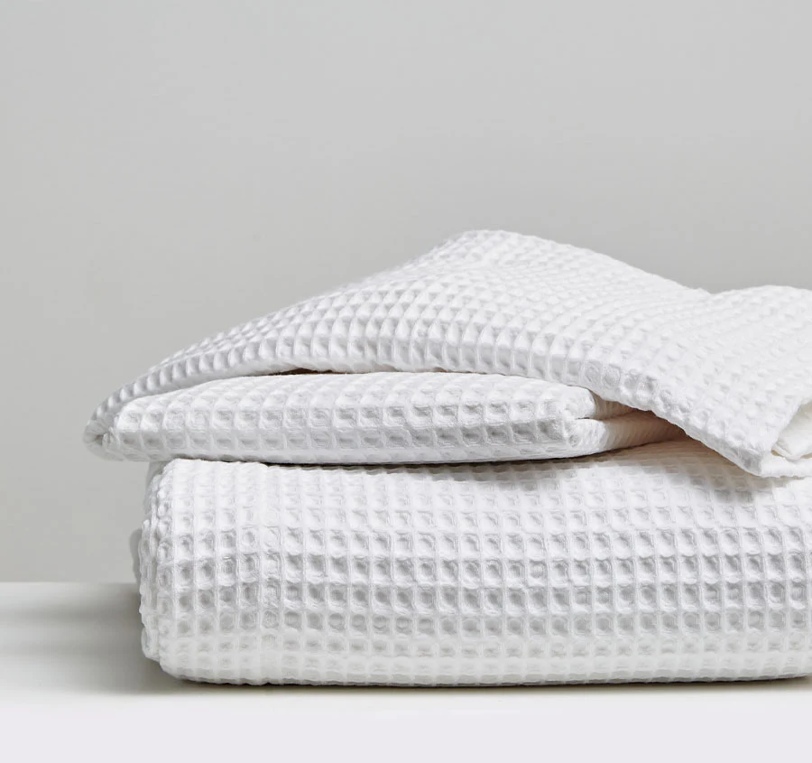 Premier Waffle Quilt Cover Set Range White - Image 5