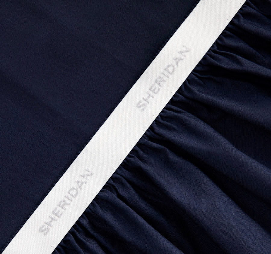 Hotel Luxury 1000THC Cotton Sateen Mega Sheet Set Range Midnight - Image 3