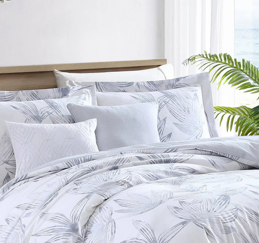 Kayo Quilt Cover Set Range Pelican Grey - Image 4