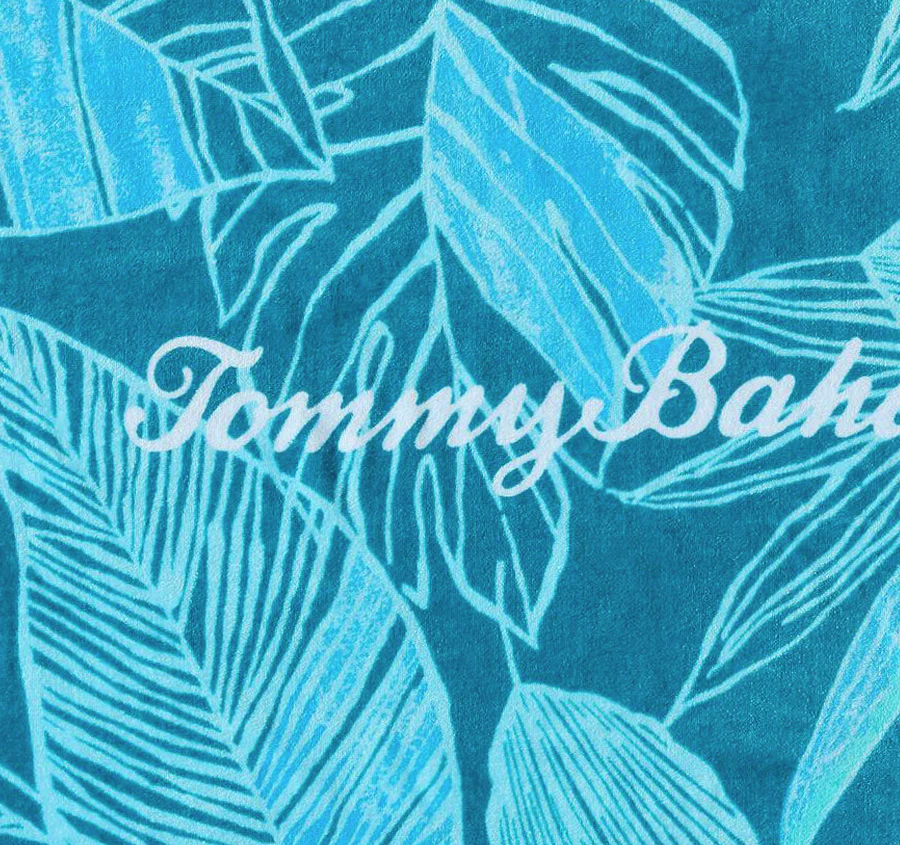 Monstera 91x172cm Beach Towel Teal - Image 3