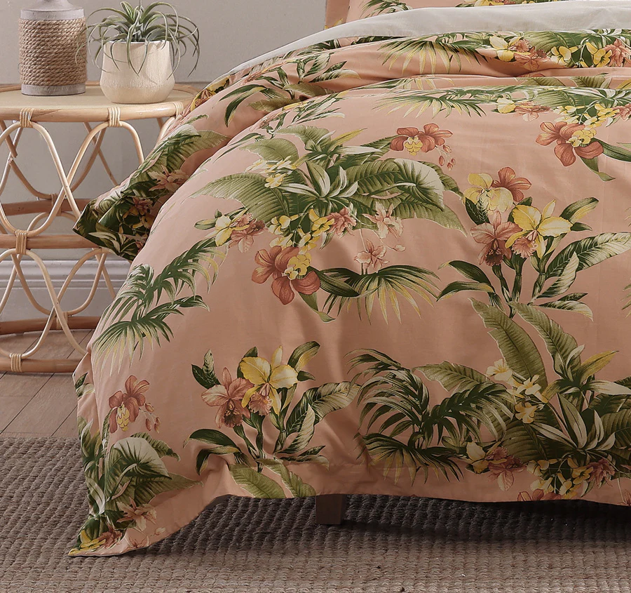 Siesta Key Quilt Cover Set Range Cantaloupe - Image 3