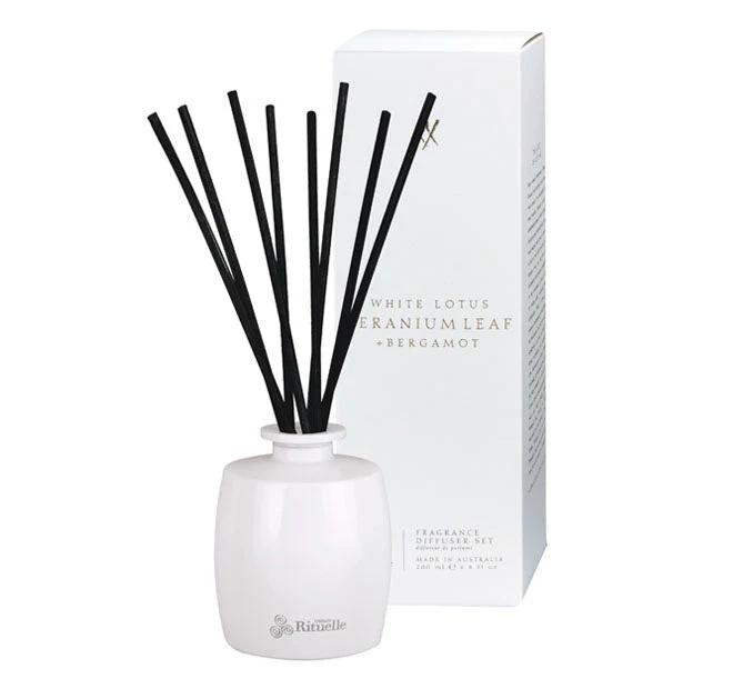 Alchemy 200g Reed Diffuser White Lotus with Geranium Leaf and Bergamot