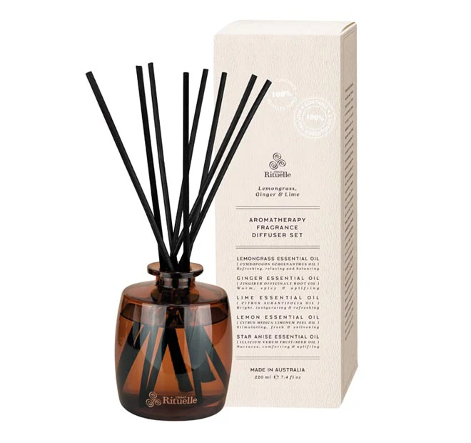 Natural Remedy 220ml Diffuser Lemongrass with Ginger and Lime