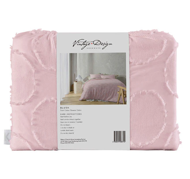 Orion Quilt Cover Set Range Blush - Image 6