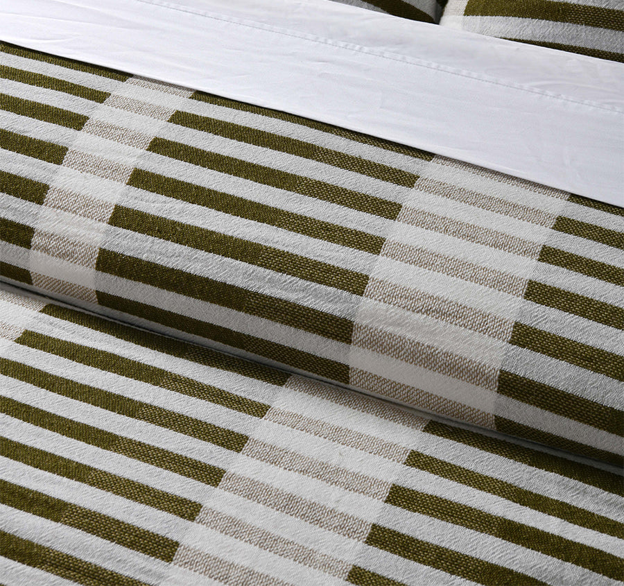 Tempo Quilt Cover Set Range Green - Image 2
