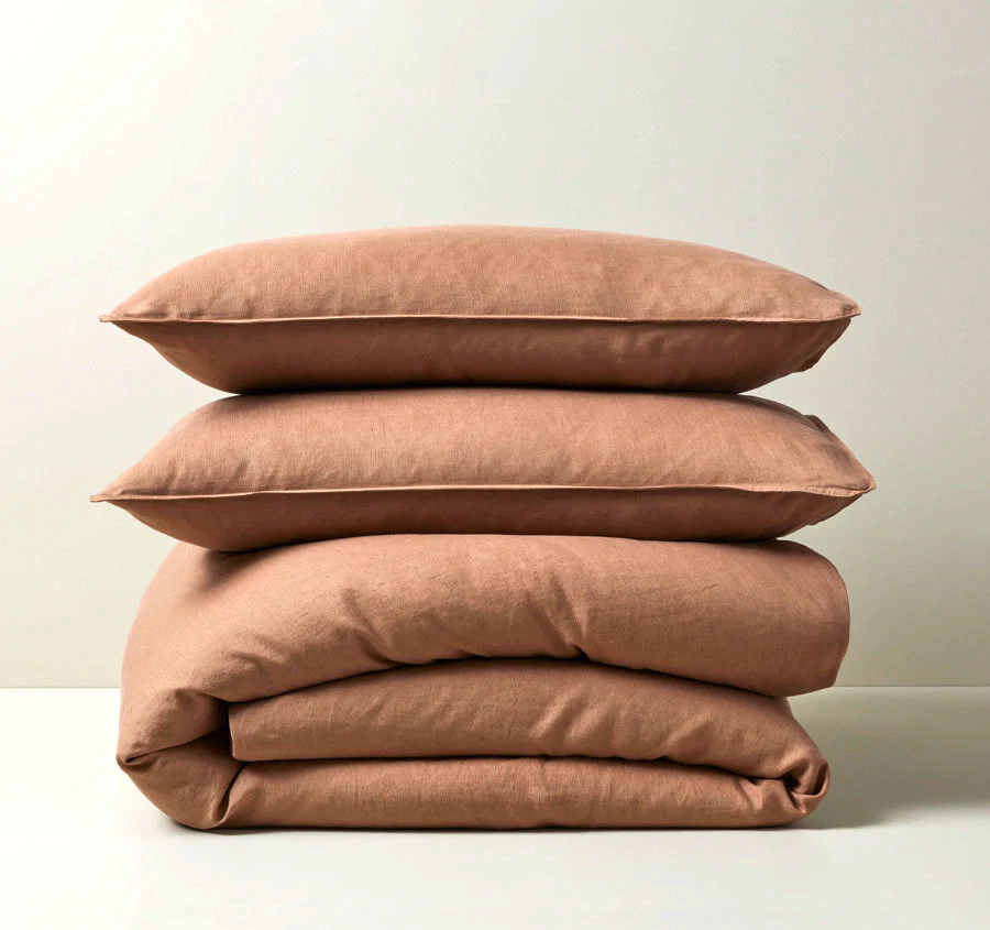 Ravello Linen Quilt Cover Range Biscuit - Image 6